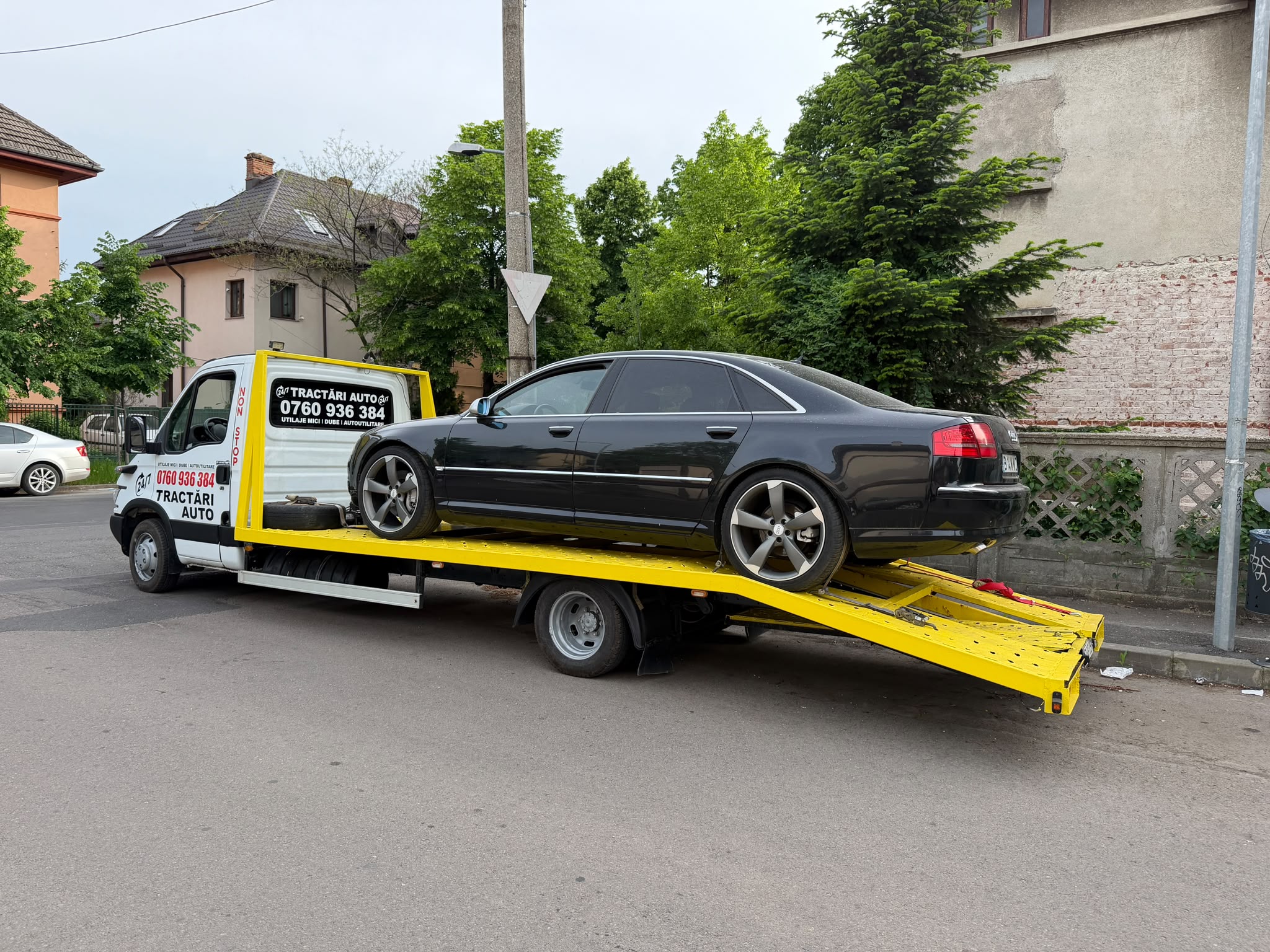 Intervenție de urgență VSY Tractări