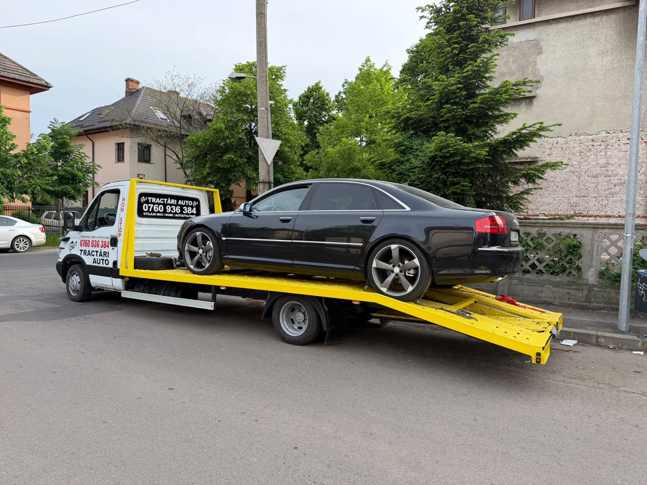 Intervenție de urgență VSY Tractări